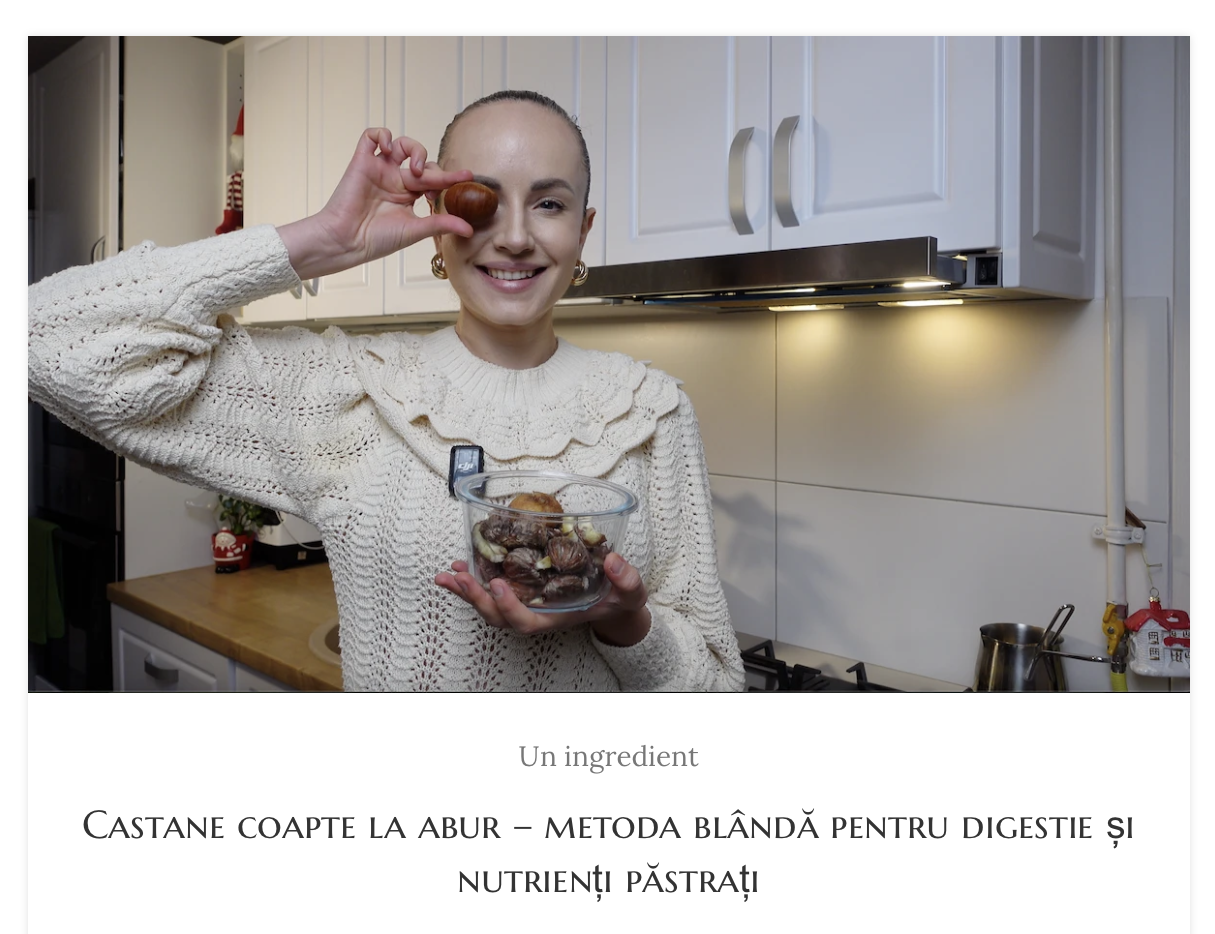 CE ESTE, DE FAPT, PIELIȚA CASTANEI ȘI DE CE CREEAZĂ PROBLEME - Cristina Catlabuga - Nutriționist Holistic și Wellness Coach